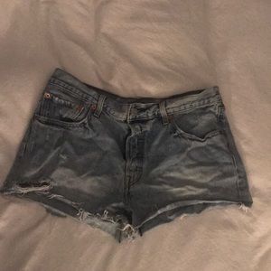 Levi’s 501 light denim shorts